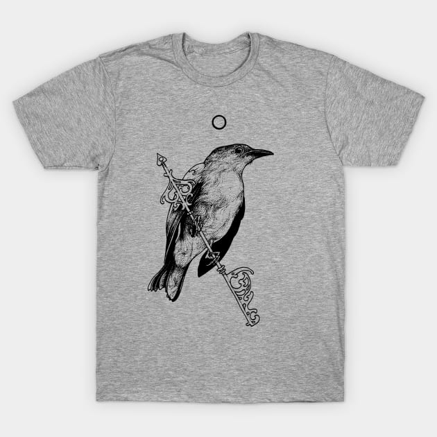 Bird-Key T-Shirt by rottenfantom